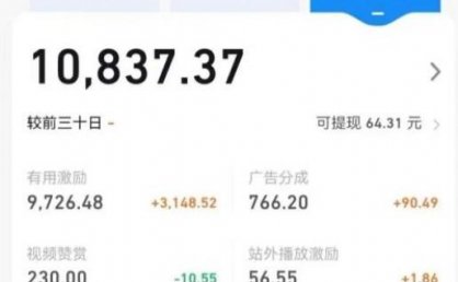 长期蓝海项目,抖音风景类视频,涨粉快,起号快,轻轻松松月入1W【揭秘】