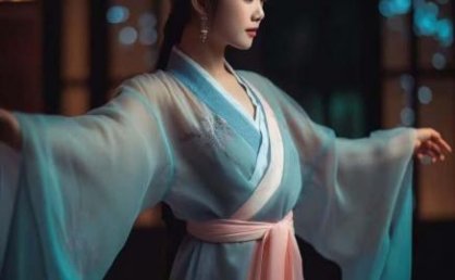 Midjourney关键词-AI生成中国风古装汉服美女人像提示关键词