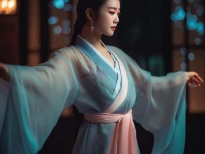 Midjourney关键词-AI生成中国风古装汉服美女人像提示关键词