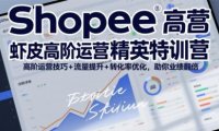 Shopee虾皮高阶运营精英特训营,高阶运营技巧+流量提升+转化率优化,助你业绩翻倍
