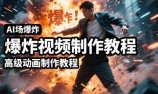 AI场景爆炸视频制作教程,利用人物实拍视频制作出高级的动画特效