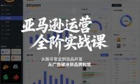 亚马逊运营全阶实战课，从账号安全到选品开发，从广告破冰到品牌构筑(更新2026年2月)