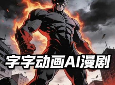 字字动画AI漫剧2026年第1期系统课程,小白看完就能学会实操的漫剧课,单人月收1-3W