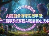AI 短剧全流程实战手册：从选题到视频生成，十二篇章系统掌握 AI 短剧核心技术