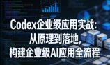 Codex企业级应用实战:从原理到落地,构建企业级AI应用全流程