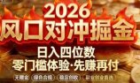 2026美金对冲套利，无赠金对冲策略保驾护航，低门槛易上手实操。单人单日收益2000+