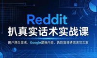 Reddit 扒真实话术实战课:用用户原生需求做 Google 爱推内容,告别盲目猜需求写文案