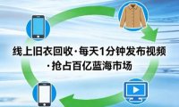 线上旧衣回收项目,我们给你提供视频,每天花一分钟发布视频,抢占百亿蓝海市场【揭秘】