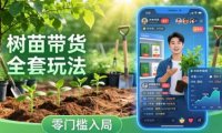 视频号AI树苗带货全套玩法:零门槛入局,掌握豆包、千问等AI工具制作树苗视频的全套流程