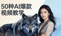 50种AI爆款视频教学:影视级古诗词+治愈萌宠+山海经蛟龙,高阶宝典商业落地