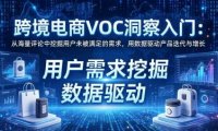 跨境电商VOC洞察入门：从海量评论中挖掘用户未被满足的需求，用数据驱动产品迭代与增长