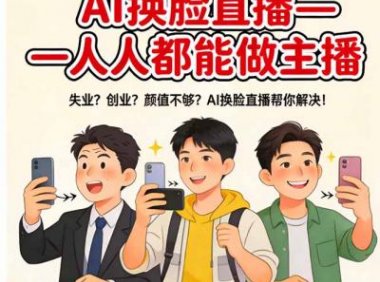 AI换脸直播，人人都能做主播