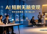 别乱找副业了，快手 AI 短剧零门槛长久被动增收