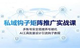 私域钩子矩阵推广实战课:多账号安全搭建养号避坑,AI工具批量设计引流钩子教程
